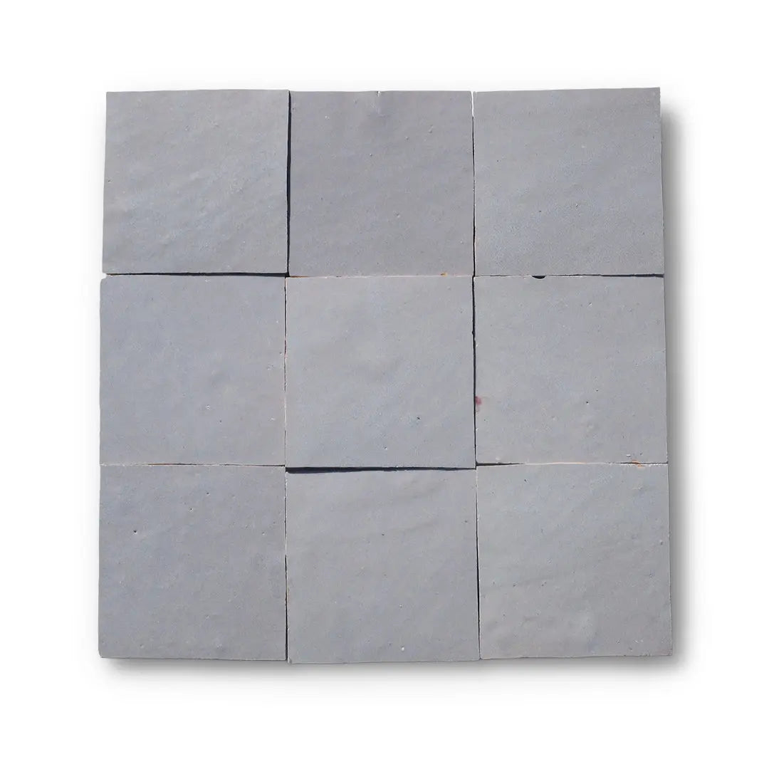White Classic Zellige Tile Morocco Zellige Samples