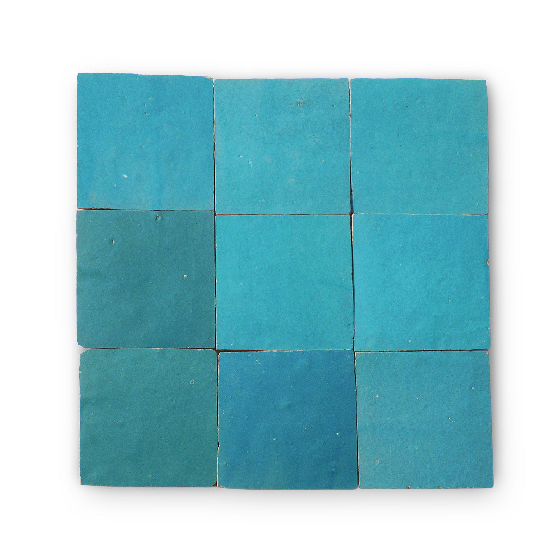 Petrol Mat Zellige Tiles