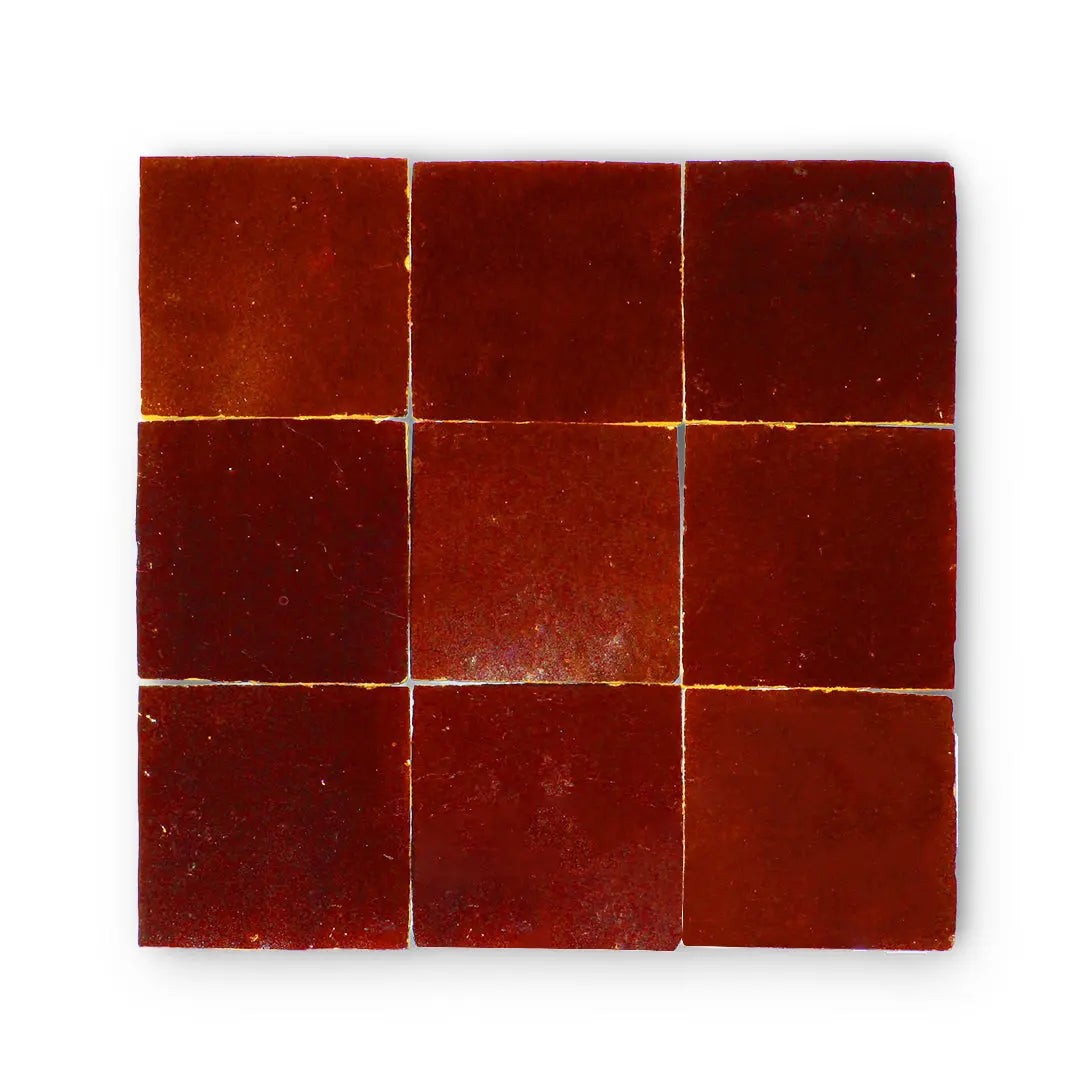 Brown Zellige Tiles Morocco Zellige Samples