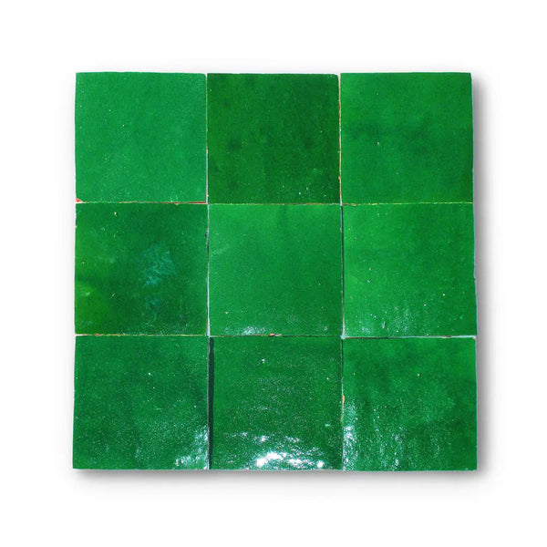 Grass Green Zellige Tiles
