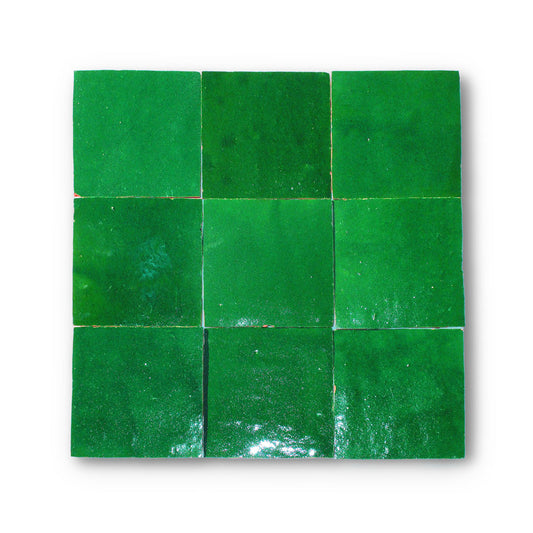 Grass Green Zellige Tiles
